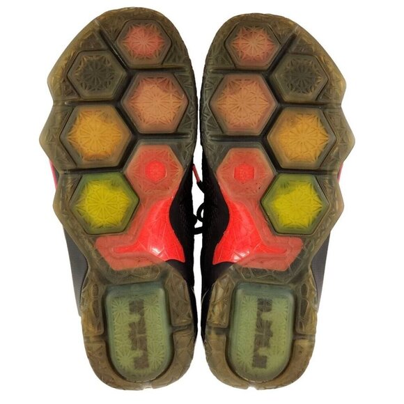 Nike LeBron 12 Data Size 10 Mens Sneakers Black 684593 068 - Picture 10 of 13